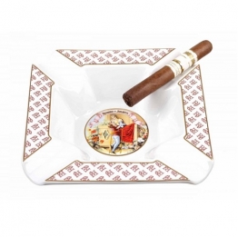 Пепельница Tom River на 4 сигары, керамика, Romeo y Julieta (ASH-36R)