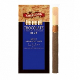 Handelsgold Chocolаte Wood Tip Blue (30 пачек)